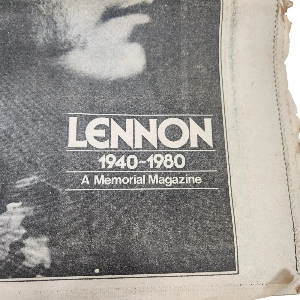 Lennon 1940-1980 A Memorial Magazine Chicago Tribune Dec 14 1980 John Lennon